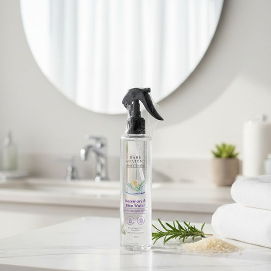 Afraz Bare Anatomy 200ml Rosemary & Rice Water Hair Spray – Anti-Hair Fall & Volumizing Growth Tonic