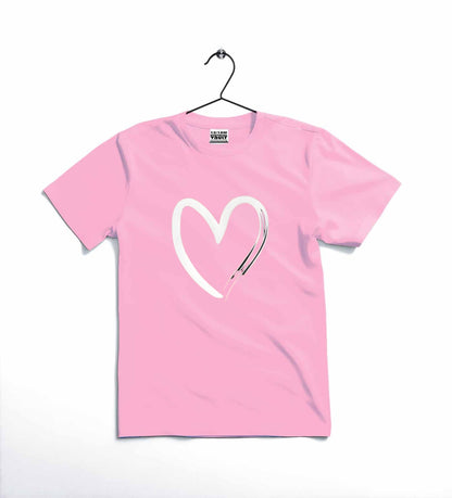 Afraz Premium Heart Printed Kids T-Shirt – Ultra-Soft Cotton Casual Tee