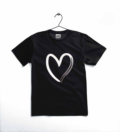 Afraz Premium Heart Printed Kids T-Shirt – Ultra-Soft Cotton Casual Tee
