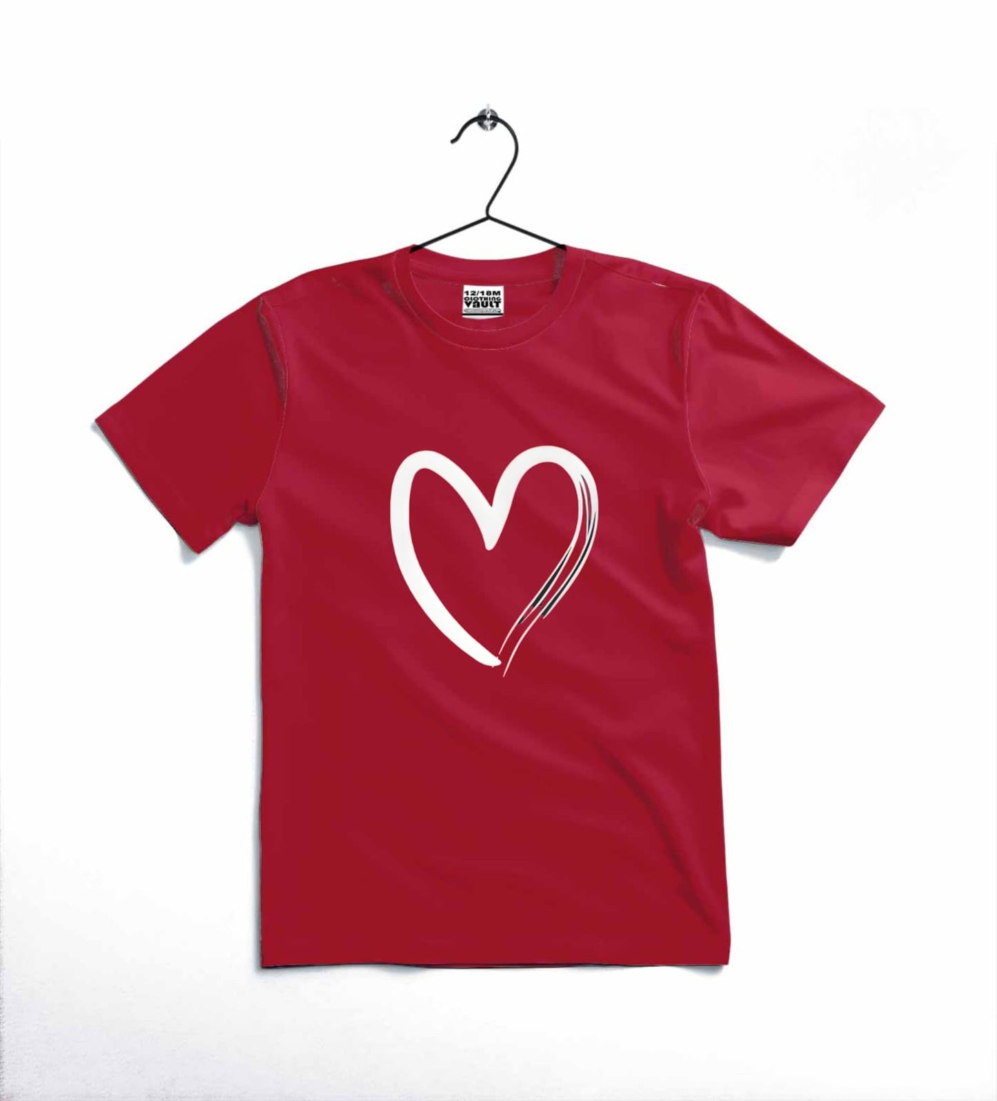 Afraz Premium Heart Printed Kids T-Shirt – Ultra-Soft Cotton Casual Tee