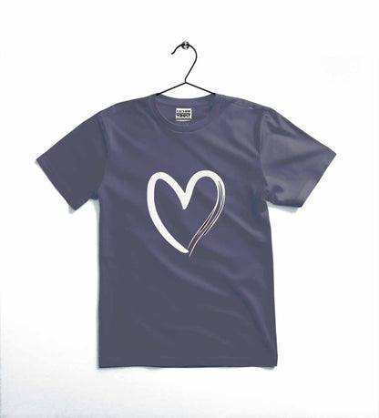 Afraz Premium Heart Printed Kids T-Shirt – Ultra-Soft Cotton Casual Tee