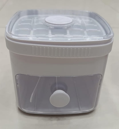 Afraz Double-Layer Ice Cube Tray with Storage Box & Handle – Rapid Release Freezer Mold for Cold Drinks