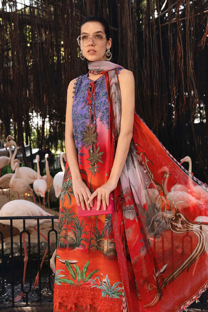 Afraz Premium 3-Piece Unstitched Embroidered Lawn Suit MBL-MPT-2907-B-26 – Summer Collection