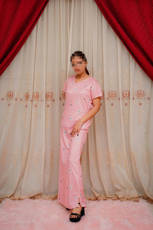 Serenity Bloom Premium 3-Piece Luxury Nightwear Set