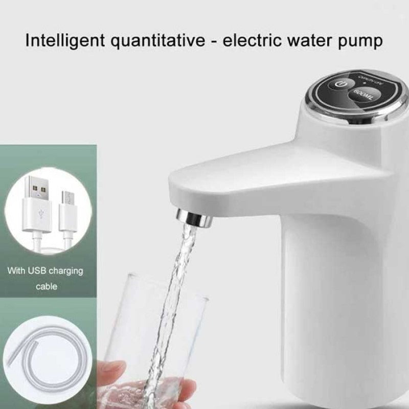Afraz Automatic Water Bottle Pump | Touch Intelligent Rechargeable Dispenser for 5-Gallon Bottles