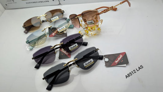Afraz A8512 Premium Ladies Fancy Rimless Sunglasses — Stylish Luxury Fashion Eyewear