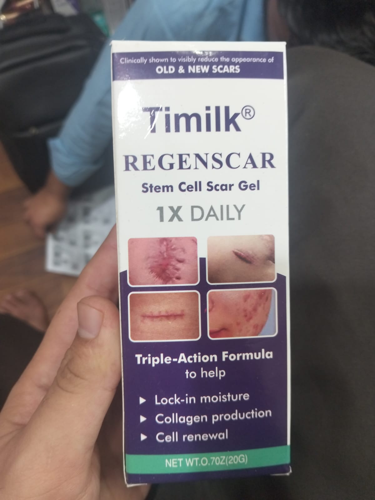 Afraz Timilk Regenscar Stem Cell Gel (20g) – Advanced Scar Repair for Surgical Marks & Skin Renewal