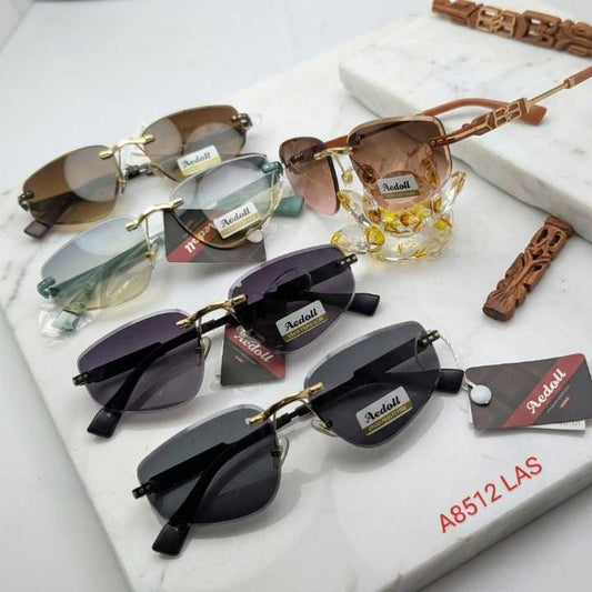 Afraz A8512 Premium Ladies Fancy Rimless Sunglasses — Stylish Luxury Fashion Eyewear