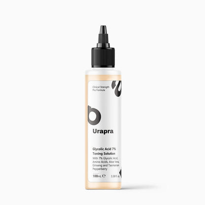 Afraz Urapra Glycolic Acid 7% Toning Solution (100ml) – Exfoliating Toner for Bright & Smooth Skin
