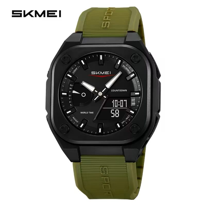 SKMEI Original Premium Analog-Digital Watch – Multi-Function Tactical Sports Watch