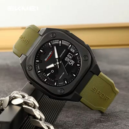 SKMEI Original Premium Analog-Digital Watch – Multi-Function Tactical Sports Watch