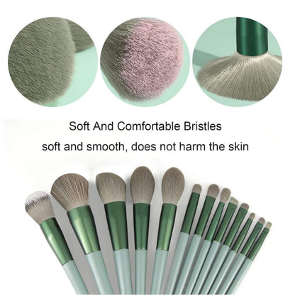 Afraz Professional 13-Piece Makeup Brush Set with Matching Premium Storage Pouch