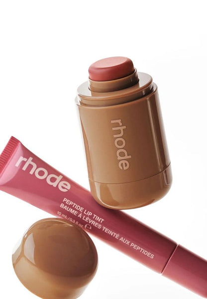 Afraz Rhode Lip Tint & Pocket Blush Set – Hydrating Lip Treatment & Dewy Cream Cheek Blush (All Shades)