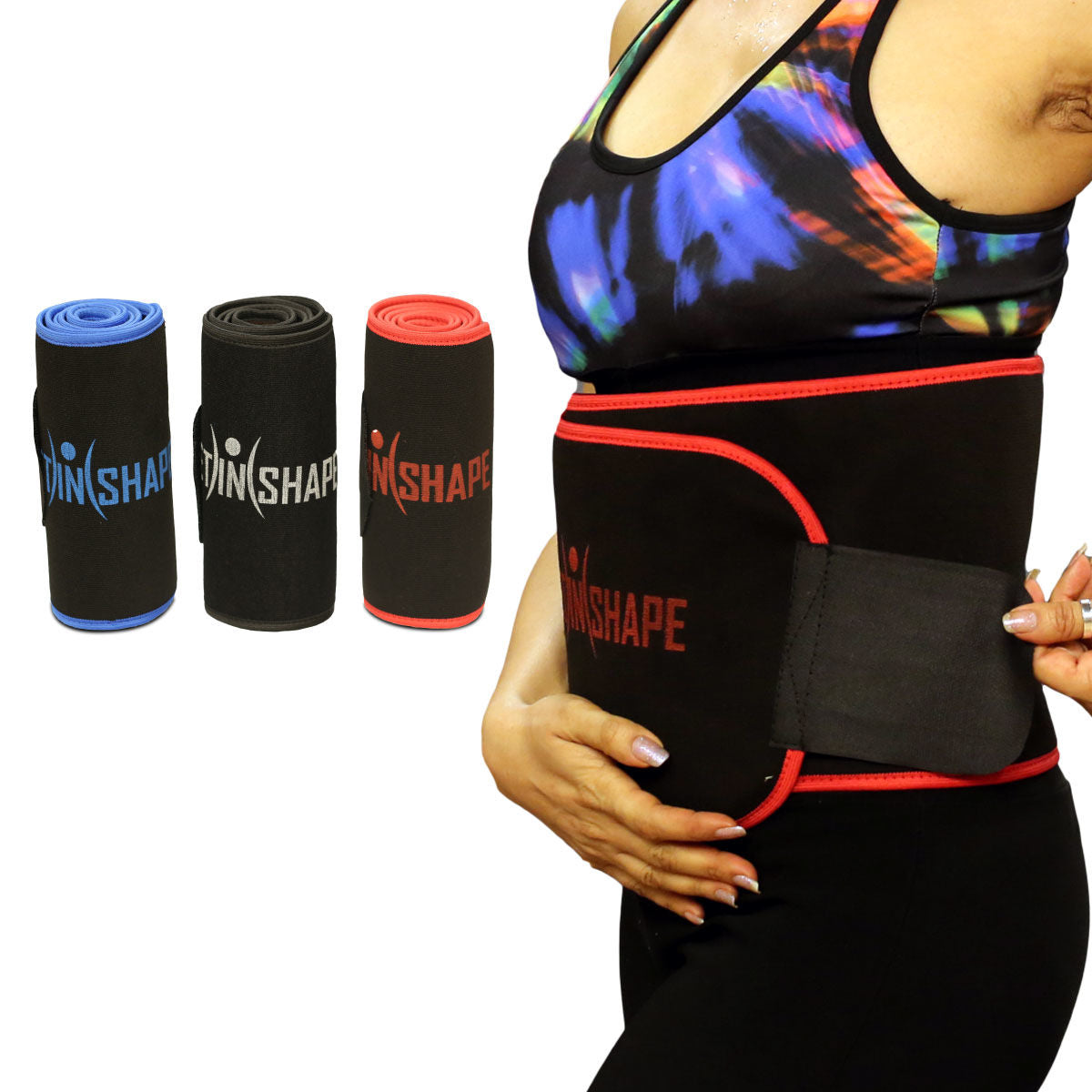 Afraz Premium Waist Trimmer Belt – Adjustable Workout & Gym Sweat Belt