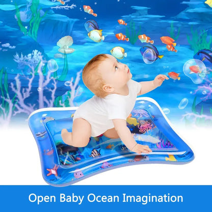 Afraz Premium Inflatable Baby Water Play Mat – Tummy Time Sensory Activity Center