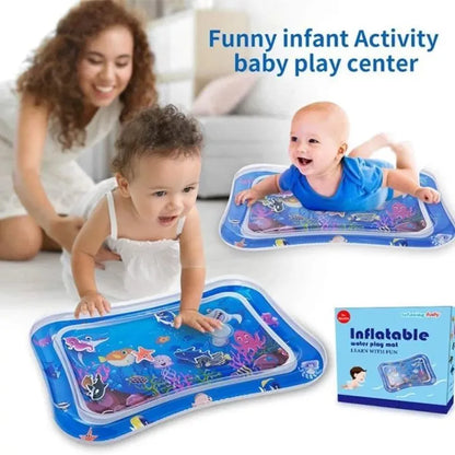 Afraz Premium Inflatable Baby Water Play Mat – Tummy Time Sensory Activity Center