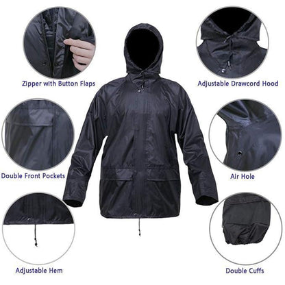 Afraz Premium Waterproof Rain Suit – Lightweight & Durable Raincoat for Men & Women