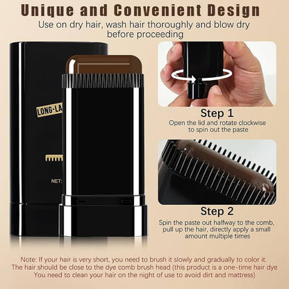 Afraz Instant Hair Color Stick (20g) – Quick & Easy Gray Root Touch-Up Pen