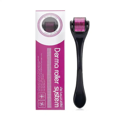 Afraz Professional Titanium Needles Derma Roller (0.5mm) – Premium Skincare Tool with Protective Box