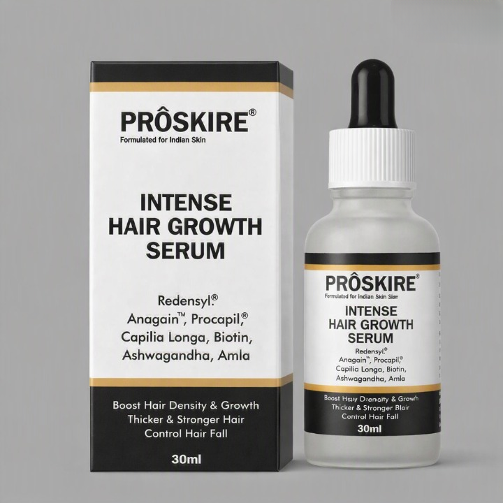 Proskire Premium Intense Hair Growth Serum – 30ml Daily Hair Fall Control Activator