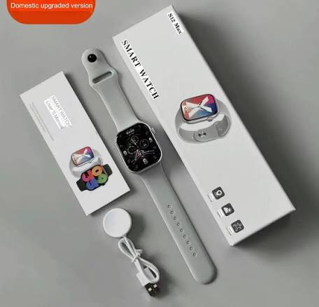 Afraz S12 Max Smart Watch with 1.85-Inch Full Touch HD Display – Bluetooth Calling & Fitness Tracker
