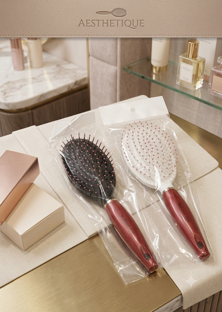 Afraz Ultra-Smooth Detangling Paddle Brush – Lightweight Styling Brush (Random Design)