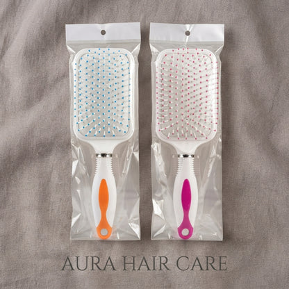 Afraz Aura Smart Hair Care Paddle Brush – Durable Lightweight Detangling Brush