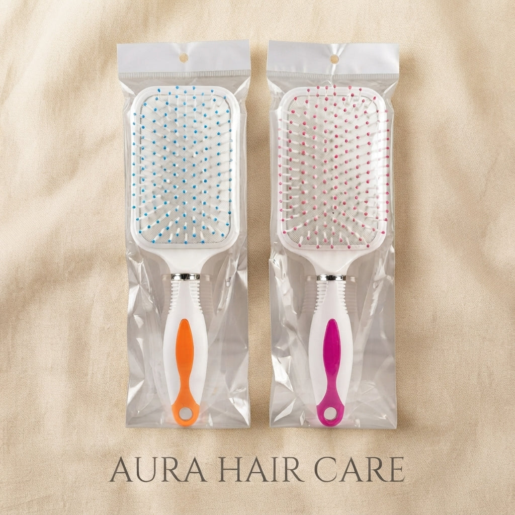 Afraz Aura Smart Hair Care Paddle Brush – Durable Lightweight Detangling Brush