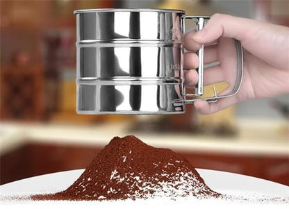 Afraz Smart Stainless Steel Flour Sifter Cup – Premium Baking & Pastry Tool
