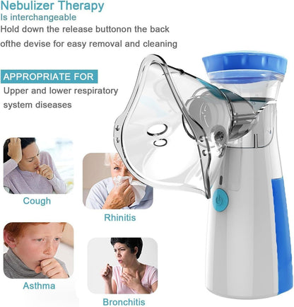 Afraz Smart Portable Mesh Nebulizer – Advanced Respiratory Care for Kids & Adults
