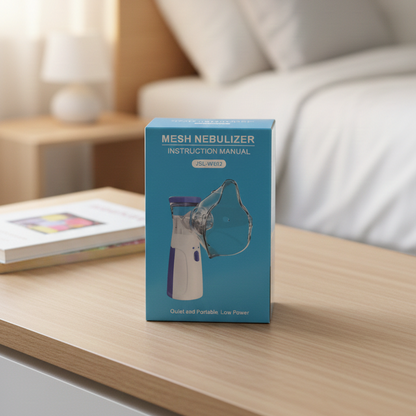 Afraz Smart Portable Mesh Nebulizer – Advanced Respiratory Care for Kids & Adults