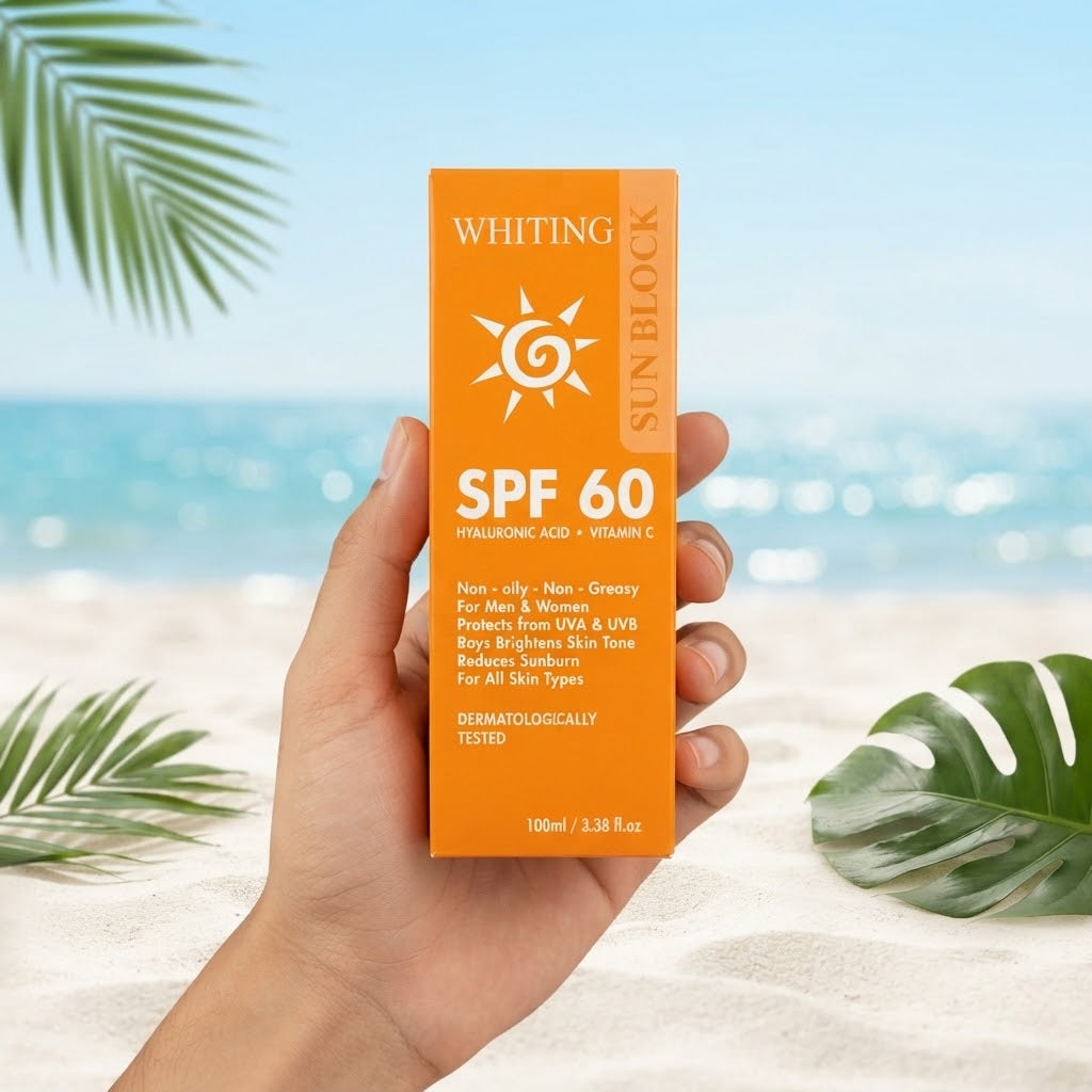Afraz Smart Whiting Sunblock SPF 60 – Advanced UV Protection Cream (100ml)