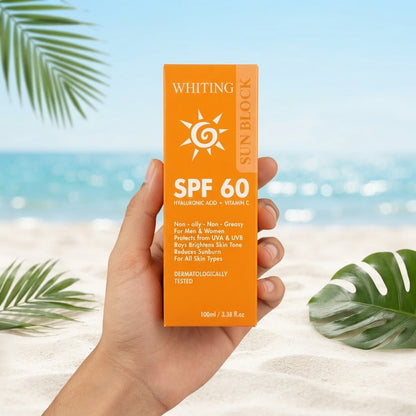 Afraz Smart Whiting Sunblock SPF 60 – Advanced UV Protection Cream (100ml)