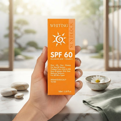 Afraz Smart Whiting Sunblock SPF 60 – Advanced UV Protection Cream (100ml)