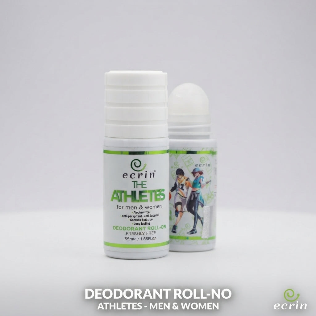 Ecrin Smart Athletes Deodorant Roll-On – Premium 55ML Long-Lasting Freshness
