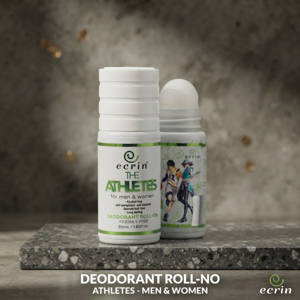 Ecrin Smart Athletes Deodorant Roll-On – Premium 55ML Long-Lasting Freshness