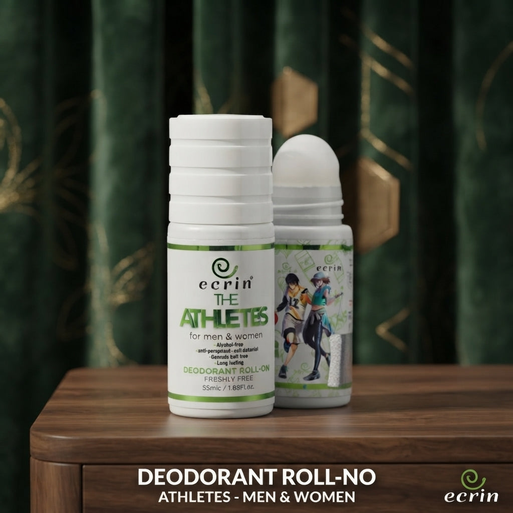 Ecrin Smart Athletes Deodorant Roll-On – Premium 55ML Long-Lasting Freshness