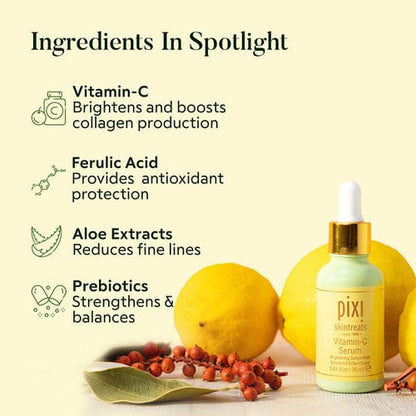 Pixi Vitamin C Serum (30ml) – Daily Skin Brightening & Radiance Boost