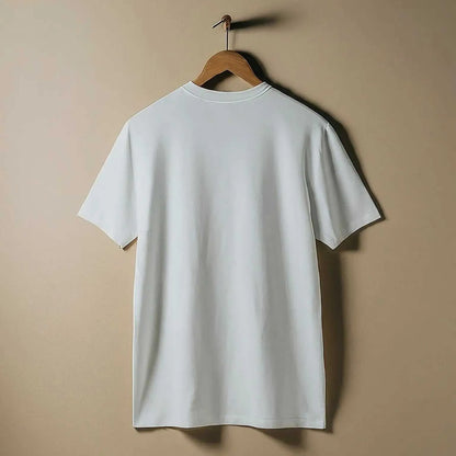 half sleeves white t shirt for summer