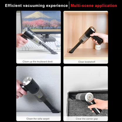 Afraz 3-in-1 Portable Cordless Vacuum Cleaner — Compact Handheld Dust Cleaner with Removable Box