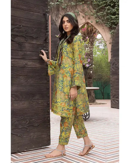 3PC | Digital Print | Monar Shirt & Trousers, Chiffon Dupatta. Buy from afraz.pk