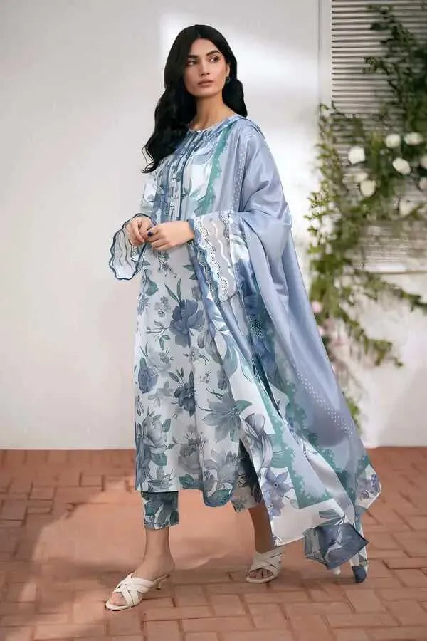 Elegant 3-Piece Digital Print Lawn for women. Available in 10 awesome colors | AFRAZ