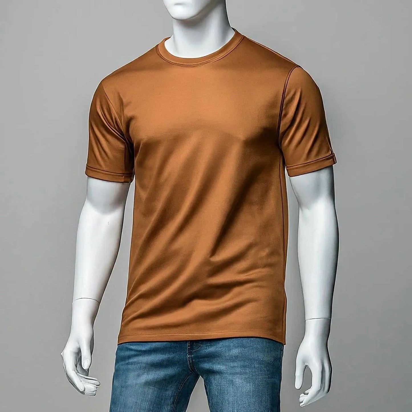 Shop chic bronze round neck t shirt in pakistan free delivery