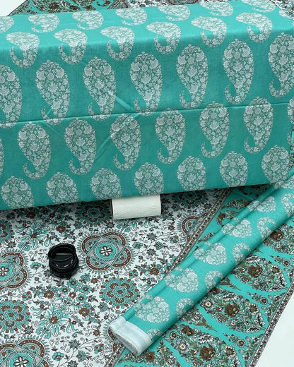 Soft Premium Lawn Digital Print Shirt ,  Premium Lawn Digital Print Trouser ,  Premium Lawn Digital Print Dupatta ,  3 PC | AFRAZ | 4 colors