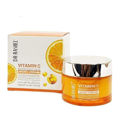 Dr Rashel Vitamin C Night Cream 50ml – Anti-Aging Brightening Moisturizer for Glowing Skin