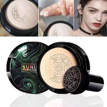 Sunisa Air Cushion Foundation – Black Green Marbled Long Lasting Coverage Compact