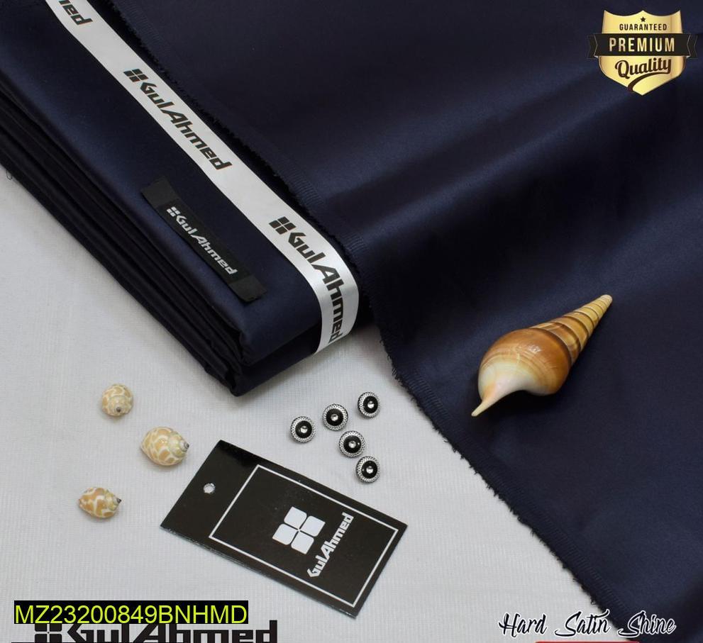 Men’s Navy Blue Satin Silk Plain Suit – Premium All Season VIP Formal Wear