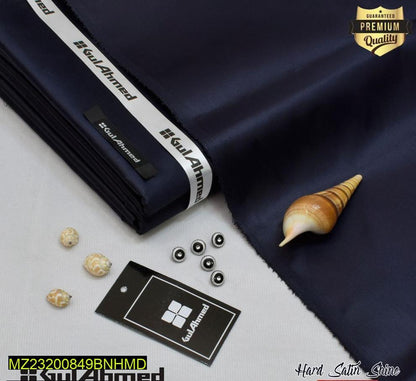 Men’s Navy Blue Satin Silk Plain Suit – Premium All Season VIP Formal Wear
