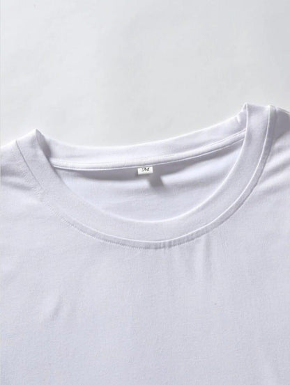 Men’s White Polyester Plain T-Shirt – Soft Comfortable Casual Wear (S to XXL)