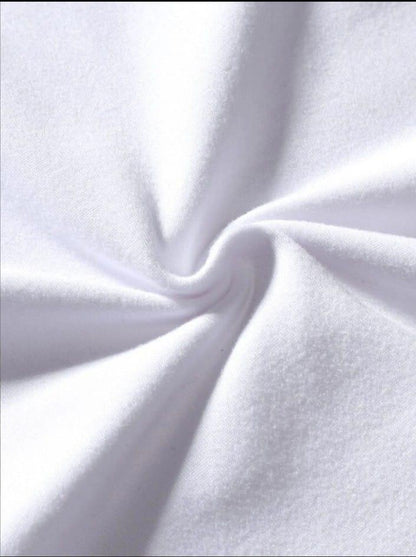 Men’s White Polyester Plain T-Shirt – Soft Comfortable Casual Wear (S to XXL)